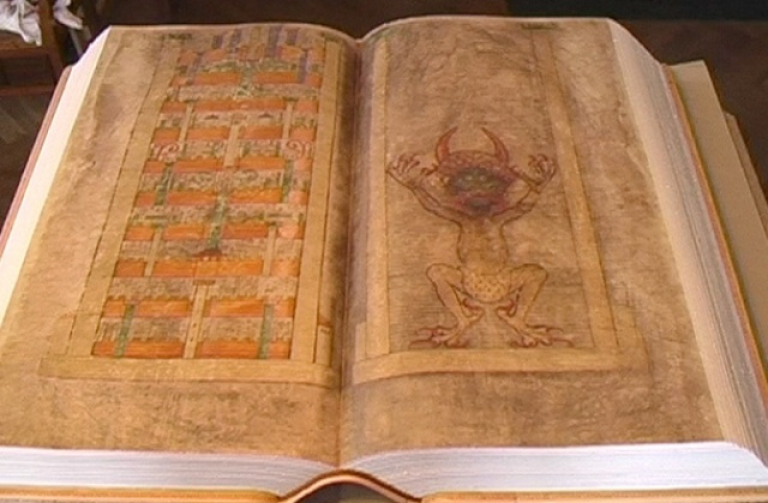 Ďáblova bible v Českém Dubu